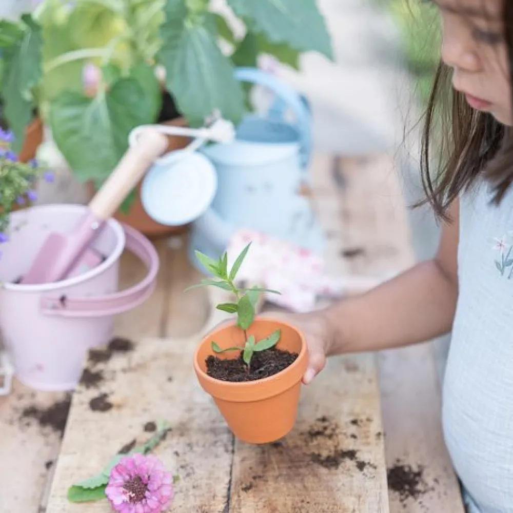 Little Dutch Tuin emmer - Roze - Fairy Garden