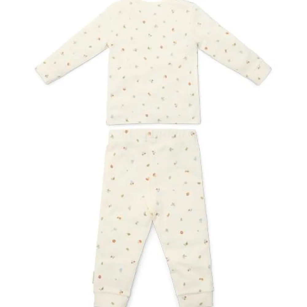 Little Dutch Tweedelige pyjama - Wit - Forest Friends - Forest Treasures