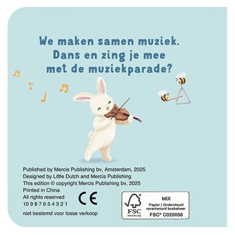Little Dutch Uitdeelboekjes - Hoera! Het is feest & Muziekparade - NL