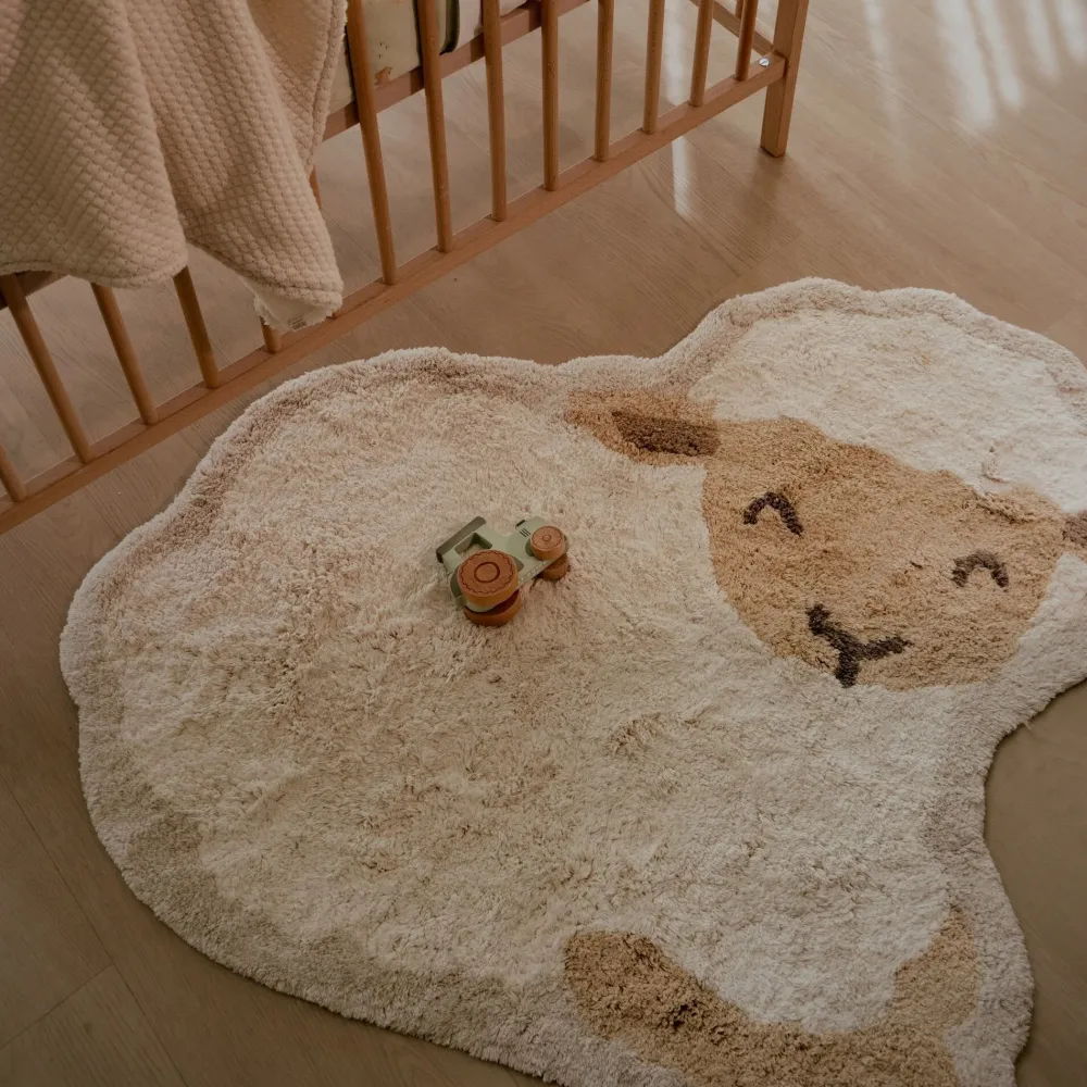 Little Dutch Vloerkleed schaap - Wit - Little Farm