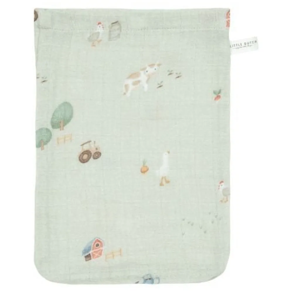 Little Dutch Washandjes set - Groen - Little Farm