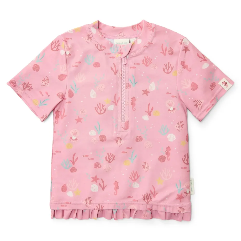 Little Dutch Zwemshirt korte mouw - Meerkleurig - Ocean Treasures